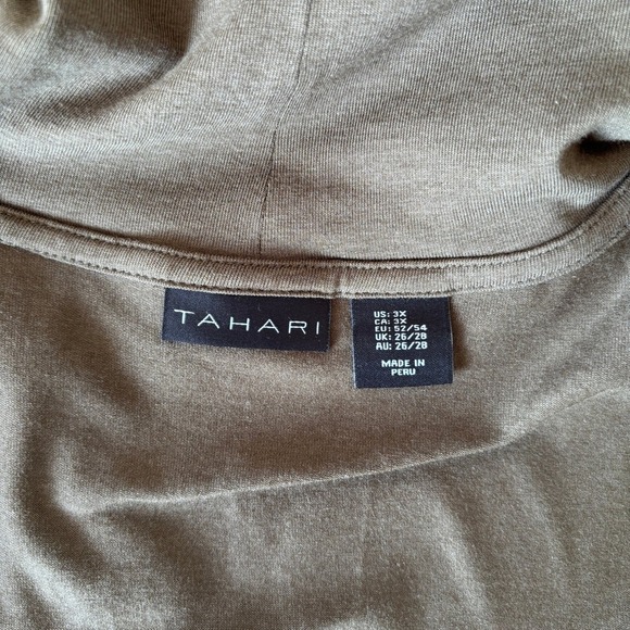 Tahari Size 3X Mock Neck Long Sleeve Turtle Neck Layer Piece Basic Soft Stretch - Picture 6 of 9